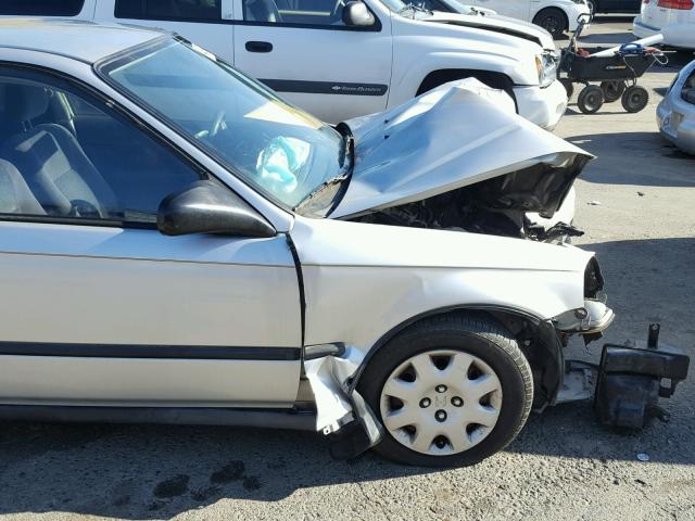 1HGEJ6221XL098180 - 1999 HONDA CIVIC DX SILVER photo 9