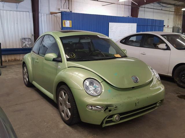 3VWDD21C43M404878 - 2003 VOLKSWAGEN NEW BEETLE GREEN photo 1