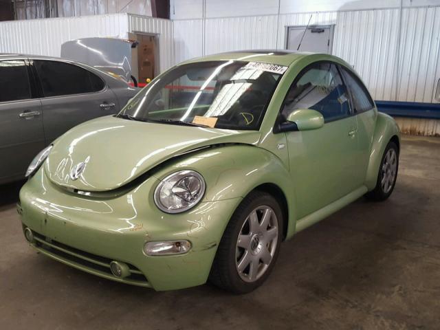 3VWDD21C43M404878 - 2003 VOLKSWAGEN NEW BEETLE 绿色 照片 2