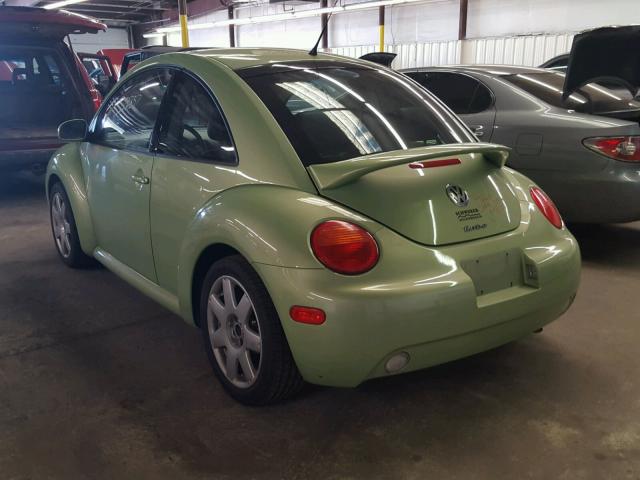 3VWDD21C43M404878 - 2003 VOLKSWAGEN NEW BEETLE GREEN photo 3