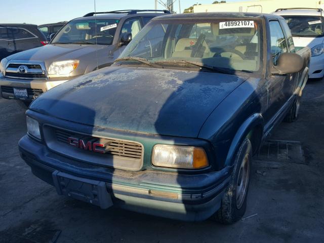 1GTCS1943T8527233 - 1996 GMC SONOMA GREEN photo 2