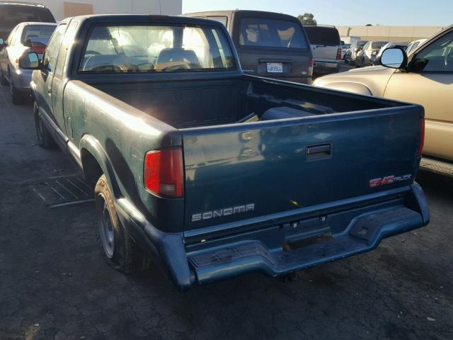 1GTCS1943T8527233 - 1996 GMC SONOMA GREEN photo 3