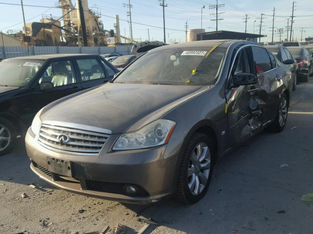 JNKAY01E87M300166 - 2007 INFINITI M35 BASE GRAY photo 2