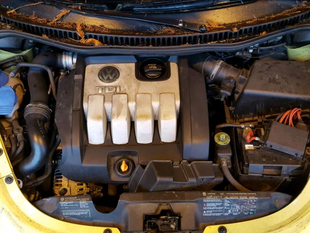 3VWRR31C16M407500 - 2006 VOLKSWAGEN NEW BEETLE 黄色 照片 7