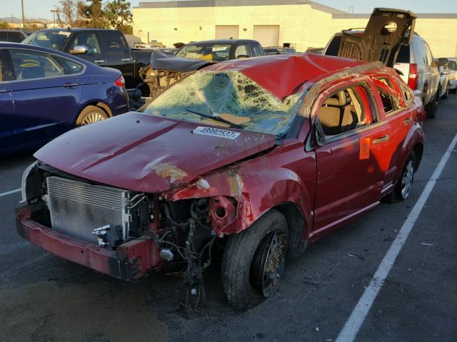 1B3HB28B77D507237 - 2007 DODGE CALIBER RED photo 2