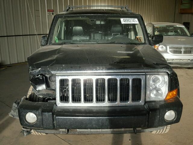 1J8HG58T39C505836 - 2009 JEEP COMMANDER BLACK photo 7