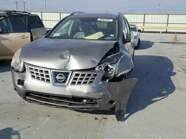 JN8AS58V89W172478 - 2009 NISSAN ROGUE S GRAY photo 2