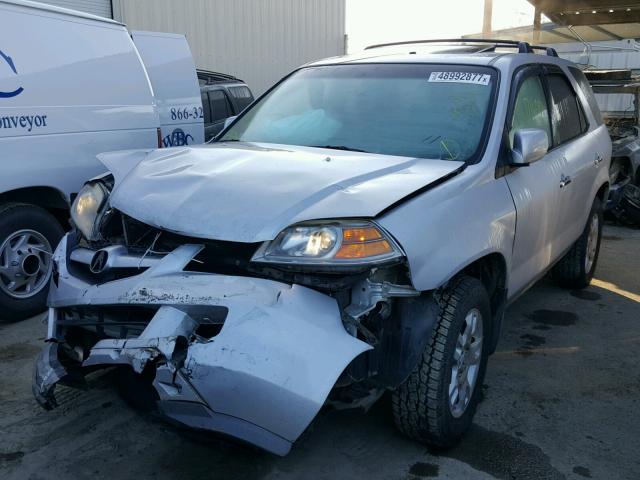 2HNYD188X4H524498 - 2004 ACURA MDX TOURIN GRAY photo 2