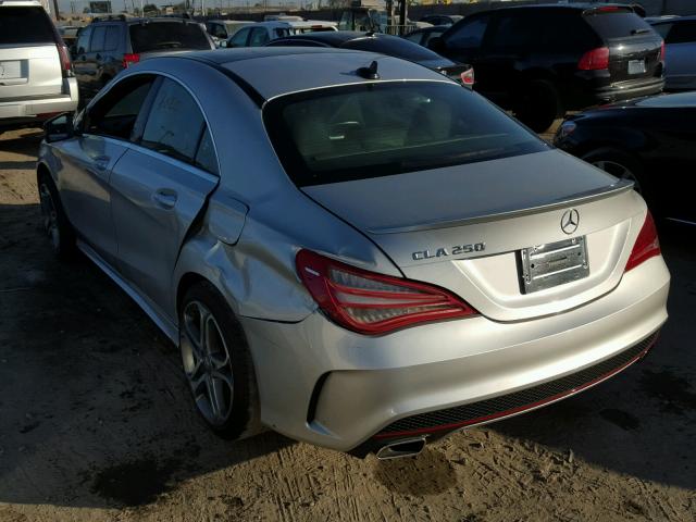 WDDSJ4EB3GN339183 - 2016 MERCEDES-BENZ CLA 250 SILVER photo 3