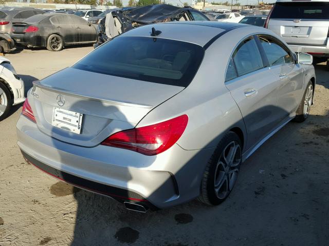 WDDSJ4EB3GN339183 - 2016 MERCEDES-BENZ CLA 250 SILVER photo 4