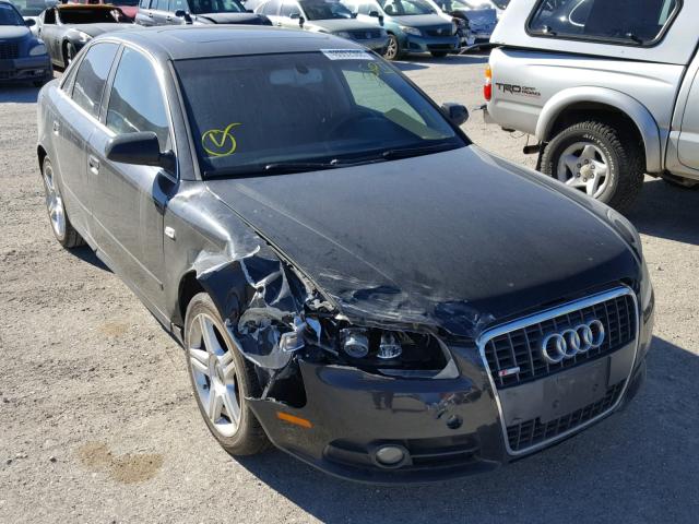 WAUAF78E48A069983 - 2008 AUDI A4 2.0T BLACK photo 1