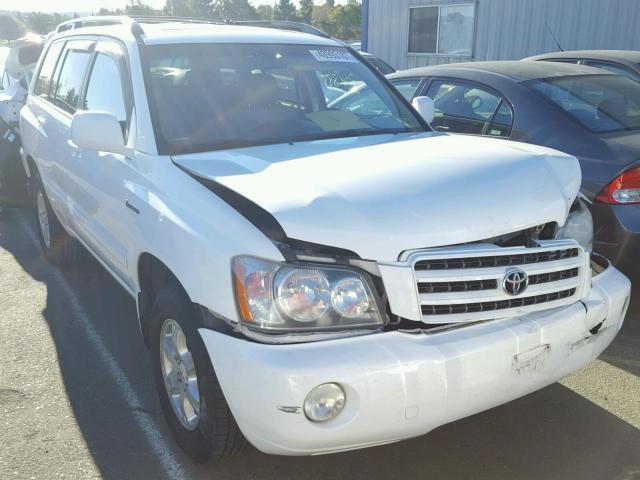 JTEHF21A810018540 - 2001 TOYOTA HIGHLANDER WHITE photo 1