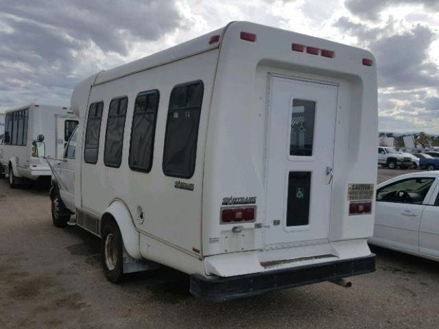 1FDKE30SXVHB67600 - 1997 FORD E350 WHITE photo 3