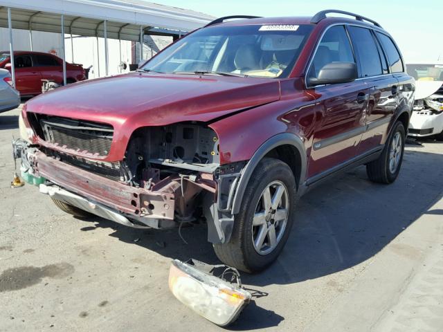 YV1CY592551162984 - 2005 VOLVO XC90 BURGUNDY photo 2