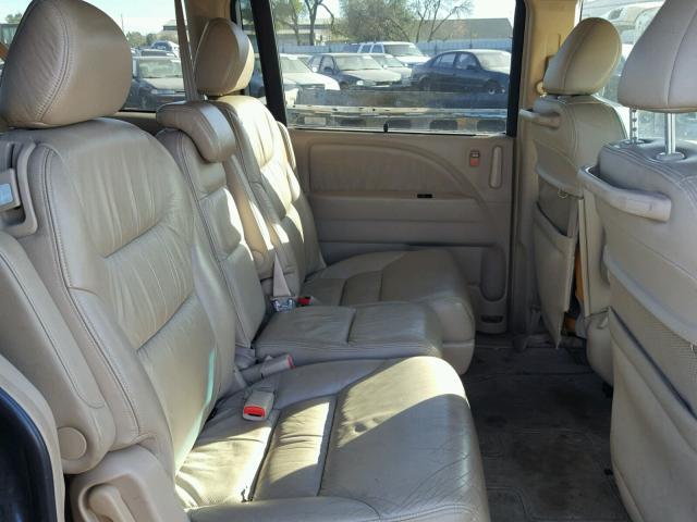 5FNRL38686B421189 - 2006 HONDA ODYSSEY EX GRAY photo 6