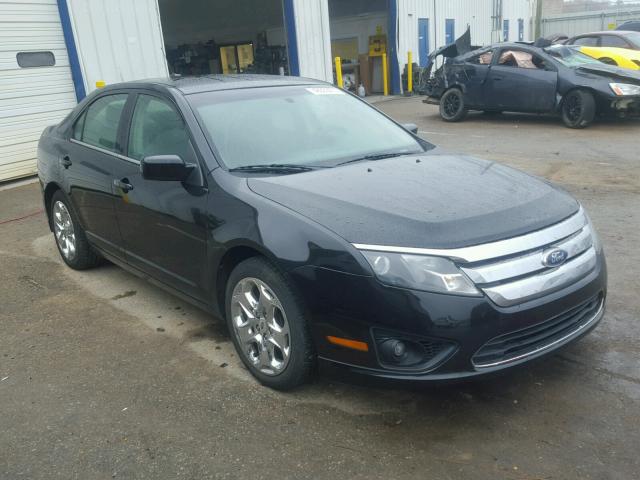 3FAHP0HA7BR237122 - 2011 FORD FUSION SE BLACK photo 1