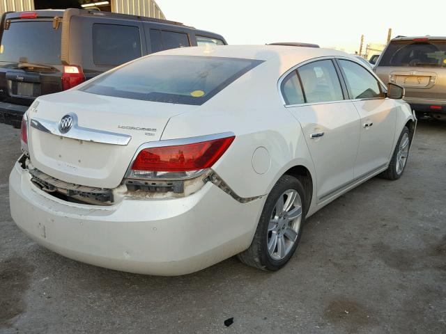 1G4GC5ED1BF236277 - 2011 BUICK LACROSSE C WHITE photo 4