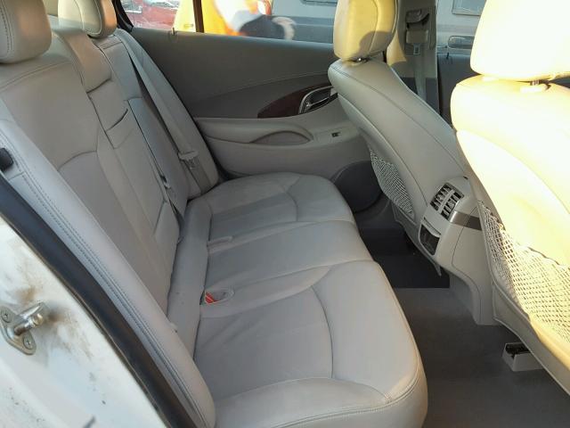 1G4GC5ED1BF236277 - 2011 BUICK LACROSSE C WHITE photo 6
