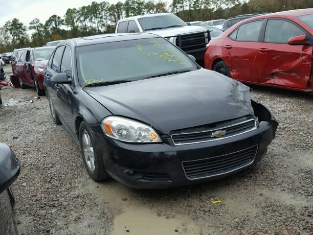 2G1WB5EKXA1107812 - 2010 CHEVROLET IMPALA LT BLACK photo 1