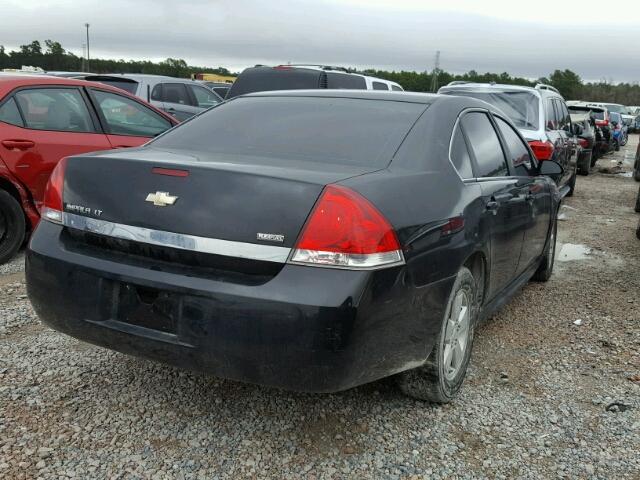 2G1WB5EKXA1107812 - 2010 CHEVROLET IMPALA LT BLACK photo 4