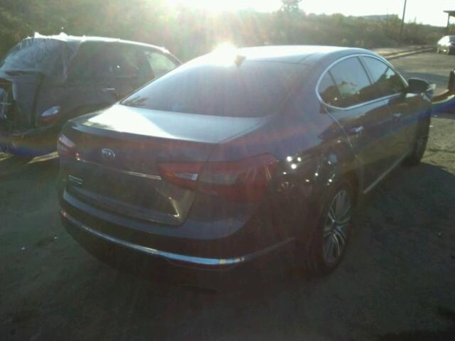 KNALN4D76E5166849 - 2014 KIA CADENZA PR GRAY photo 4