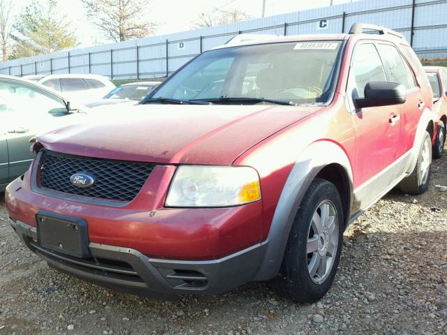 1FMZK01136GA37886 - 2006 FORD FREESTYLE RED photo 2