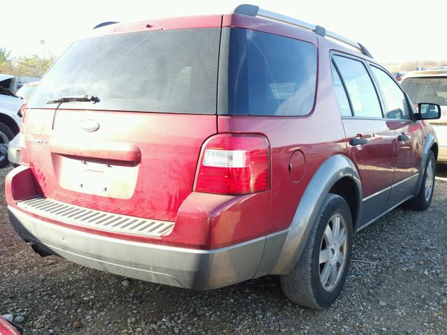 1FMZK01136GA37886 - 2006 FORD FREESTYLE RED photo 4