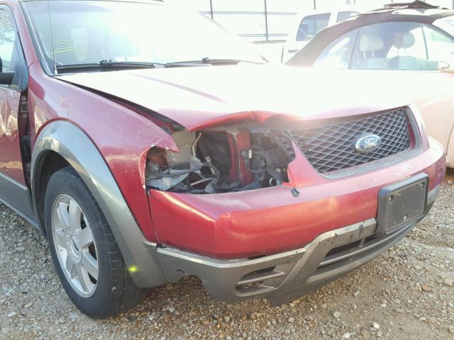 1FMZK01136GA37886 - 2006 FORD FREESTYLE RED photo 9