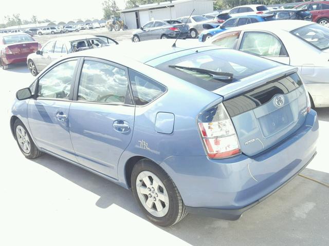 JTDKB20U653060291 - 2005 TOYOTA PRIUS BLUE photo 3