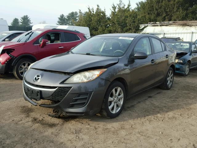 JM1BL1SG2A1149151 - 2010 MAZDA 3 I GRAY photo 2