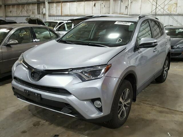 2T3RFREV3GW474772 - 2016 TOYOTA RAV4 XLE SILVER photo 2