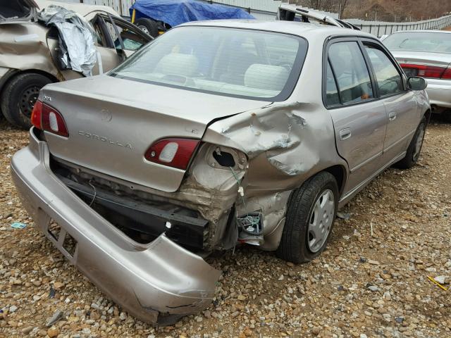 1NXBR12E5XZ256047 - 1999 TOYOTA COROLLA VE BEIGE photo 4