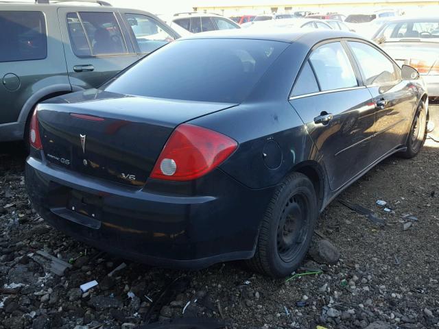 1G2ZG558764261906 - 2006 PONTIAC G6 SE1 BLACK photo 4