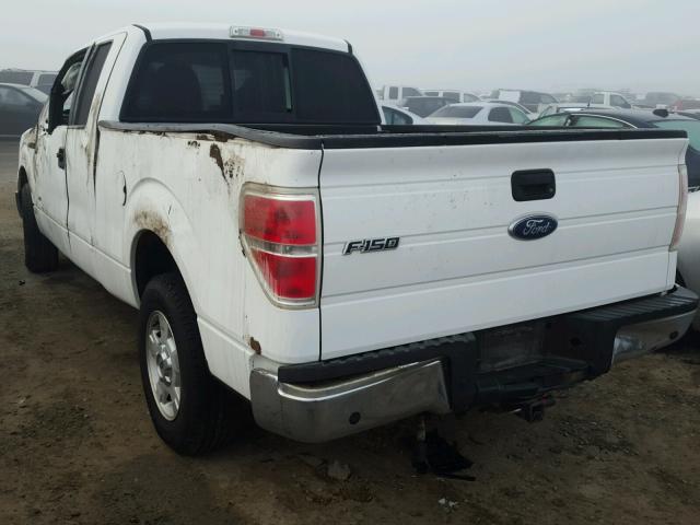 1FTFX1CT7BFC06661 - 2011 FORD F150 SUPER WHITE photo 3