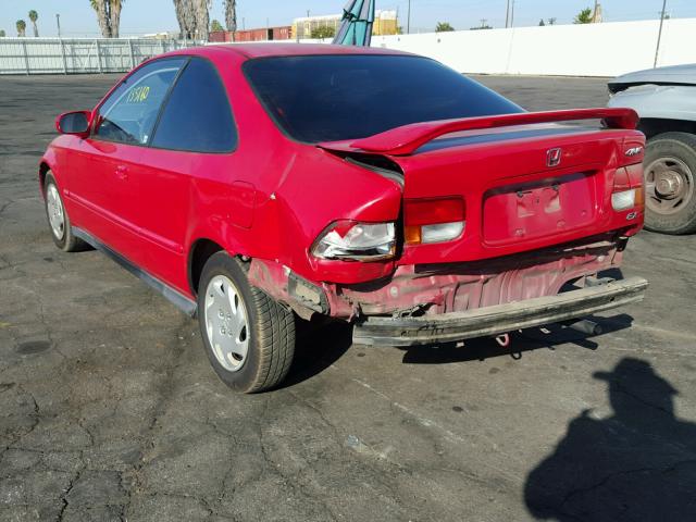 1HGEJ8243VL072240 - 1997 HONDA CIVIC EX RED photo 3