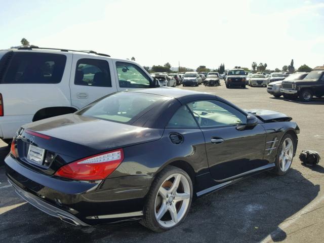 WDDJK7DA8DF008379 - 2013 MERCEDES-BENZ SL 550 BLACK photo 4