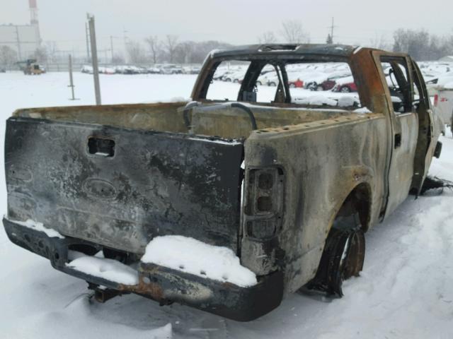 1FTPW14V16FB22459 - 2006 FORD F150 SUPER GRAY photo 4