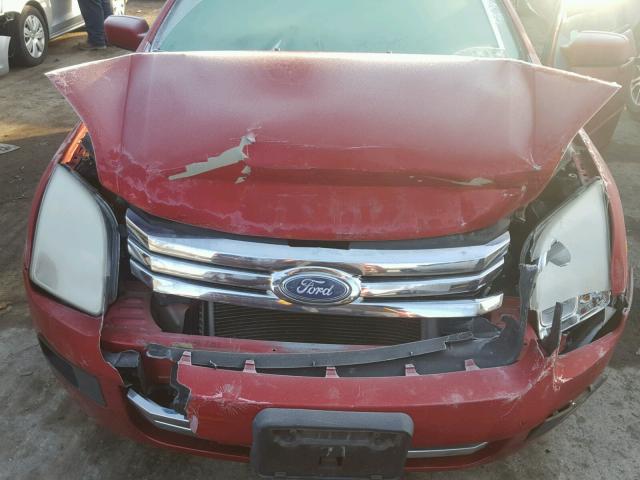 3FAFP07196R109432 - 2006 FORD FUSION SE RED photo 7