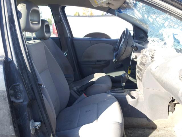 1G8AJ52F25Z102882 - 2005 SATURN ION LEVEL BLACK photo 5