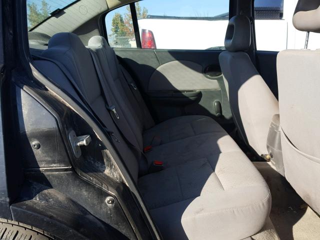 1G8AJ52F25Z102882 - 2005 SATURN ION LEVEL BLACK photo 6