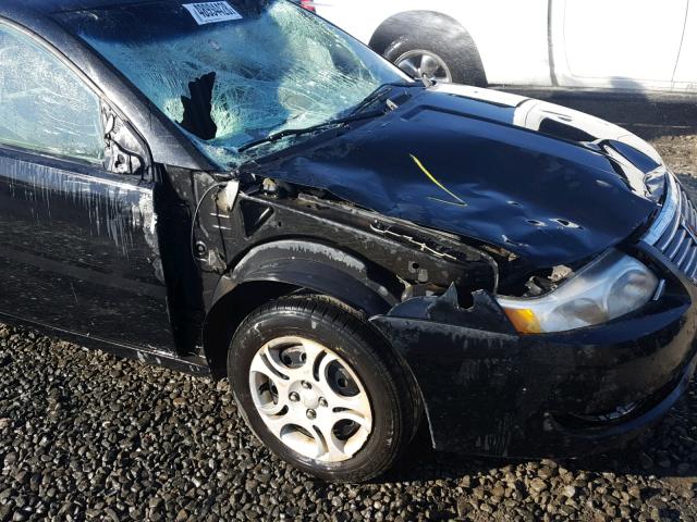 1G8AJ52F25Z102882 - 2005 SATURN ION LEVEL BLACK photo 9