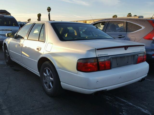 1G6KY54982U278098 - 2002 CADILLAC SEVILLE ST WHITE photo 3