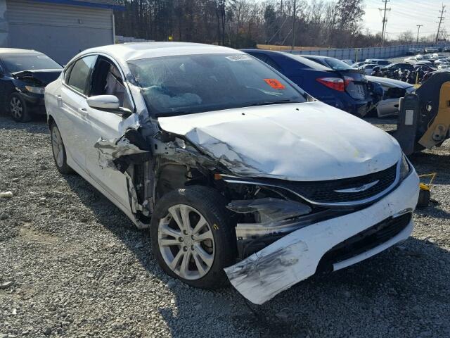 1C3CCCAB5FN649038 - 2015 CHRYSLER 200 LIMITE WHITE photo 1