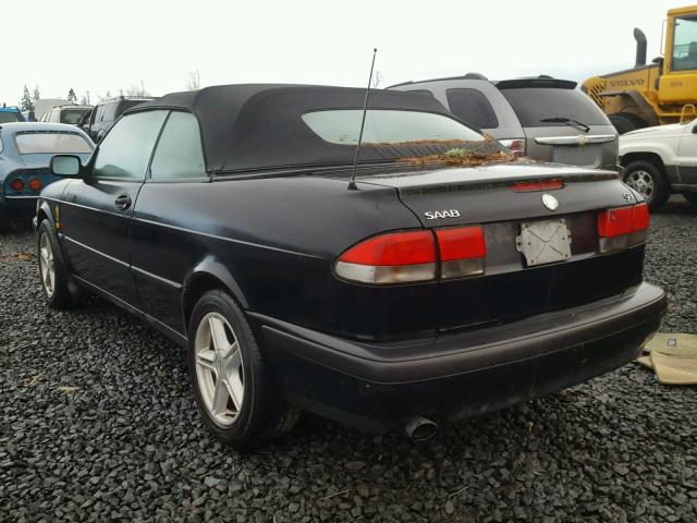 YS3DF75N6X7001127 - 1999 SAAB 9-3 SE BLACK photo 3