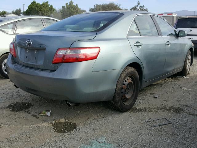 4T1BK46K38U565006 - 2008 TOYOTA CAMRY LE BLUE photo 4