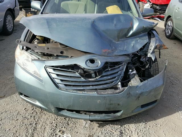 4T1BK46K38U565006 - 2008 TOYOTA CAMRY LE BLUE photo 7