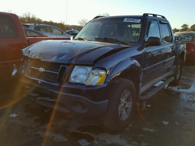 1FMZU67K85UA30493 - 2005 FORD EXPLORER S BLUE photo 2