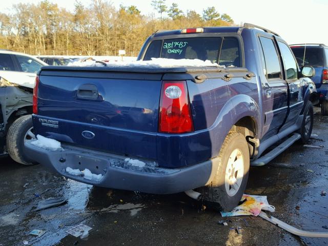 1FMZU67K85UA30493 - 2005 FORD EXPLORER S BLUE photo 4