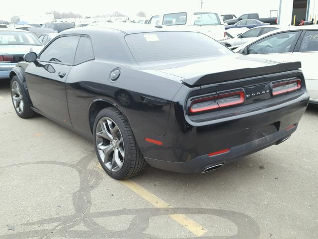 2C3CDZAG9GH336158 - 2016 DODGE CHALLENGER BLACK photo 3