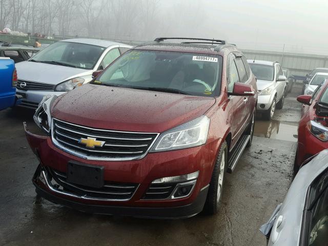 1GNKVJKD6HJ111746 - 2017 CHEVROLET TRAVERSE P RED photo 2